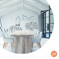 ASLAN® FerroSoft Whiteboard FF 490 Magnetfolie, selbstklebend, weiß matt